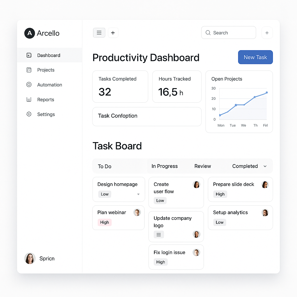 Arcello — SaaS Workflow Management