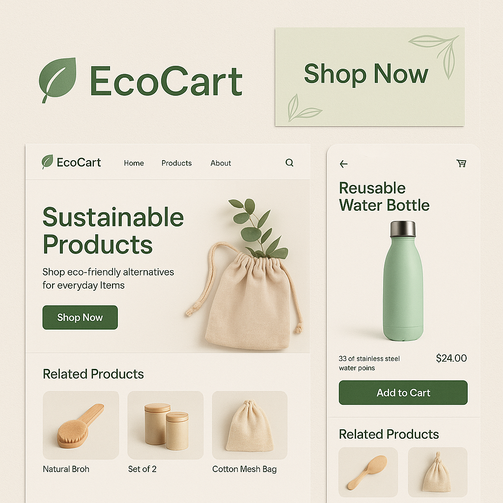 EcoCart — Sustainable Products Shop
