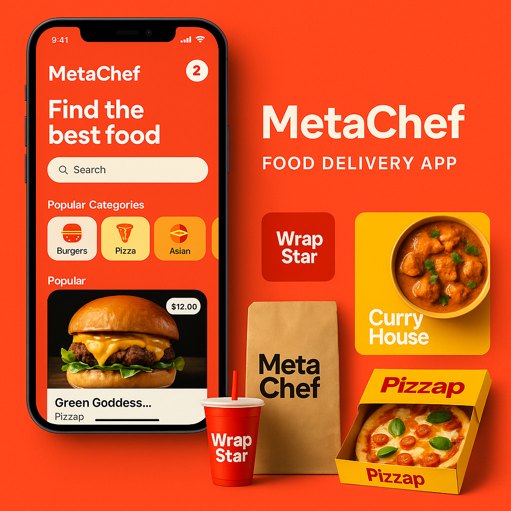 MetaChef — Food Delivery & Restaurant Branding