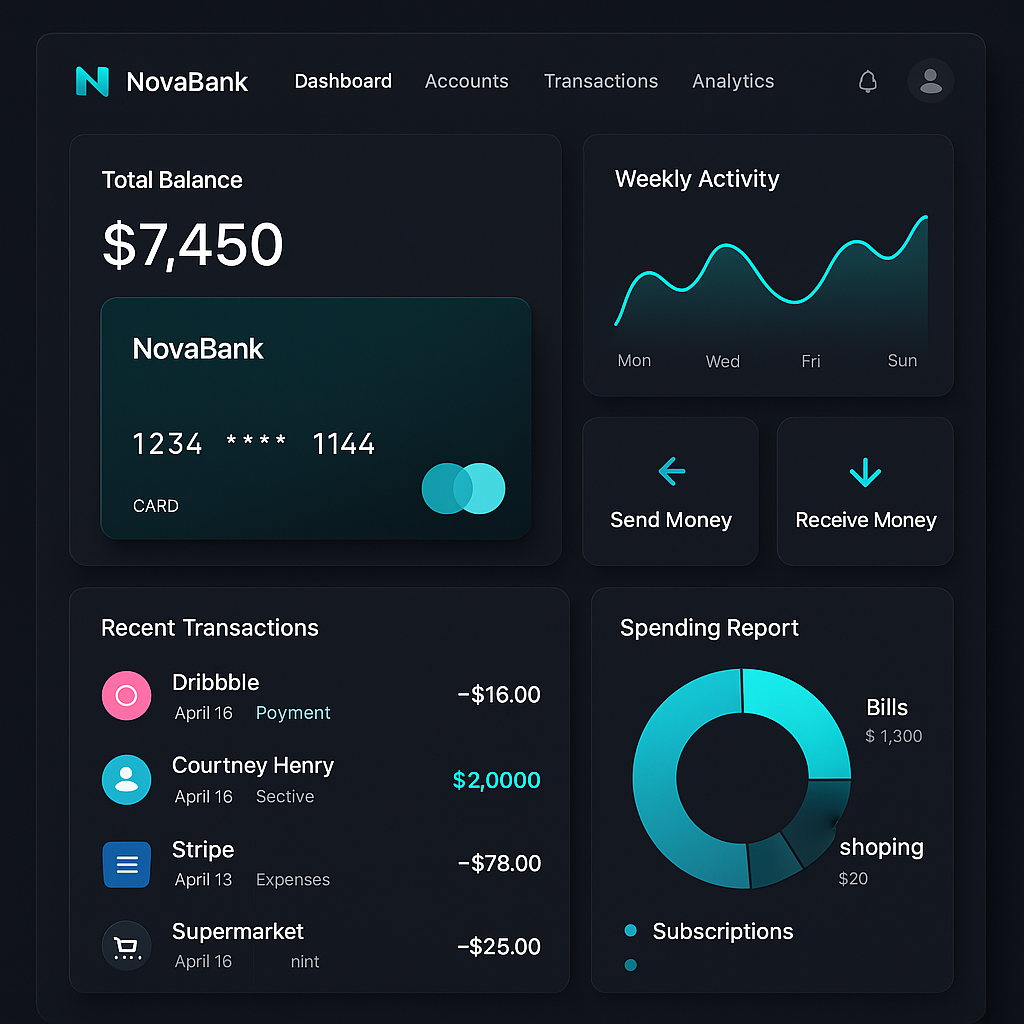 Nova Bank — Digital Banking Platform