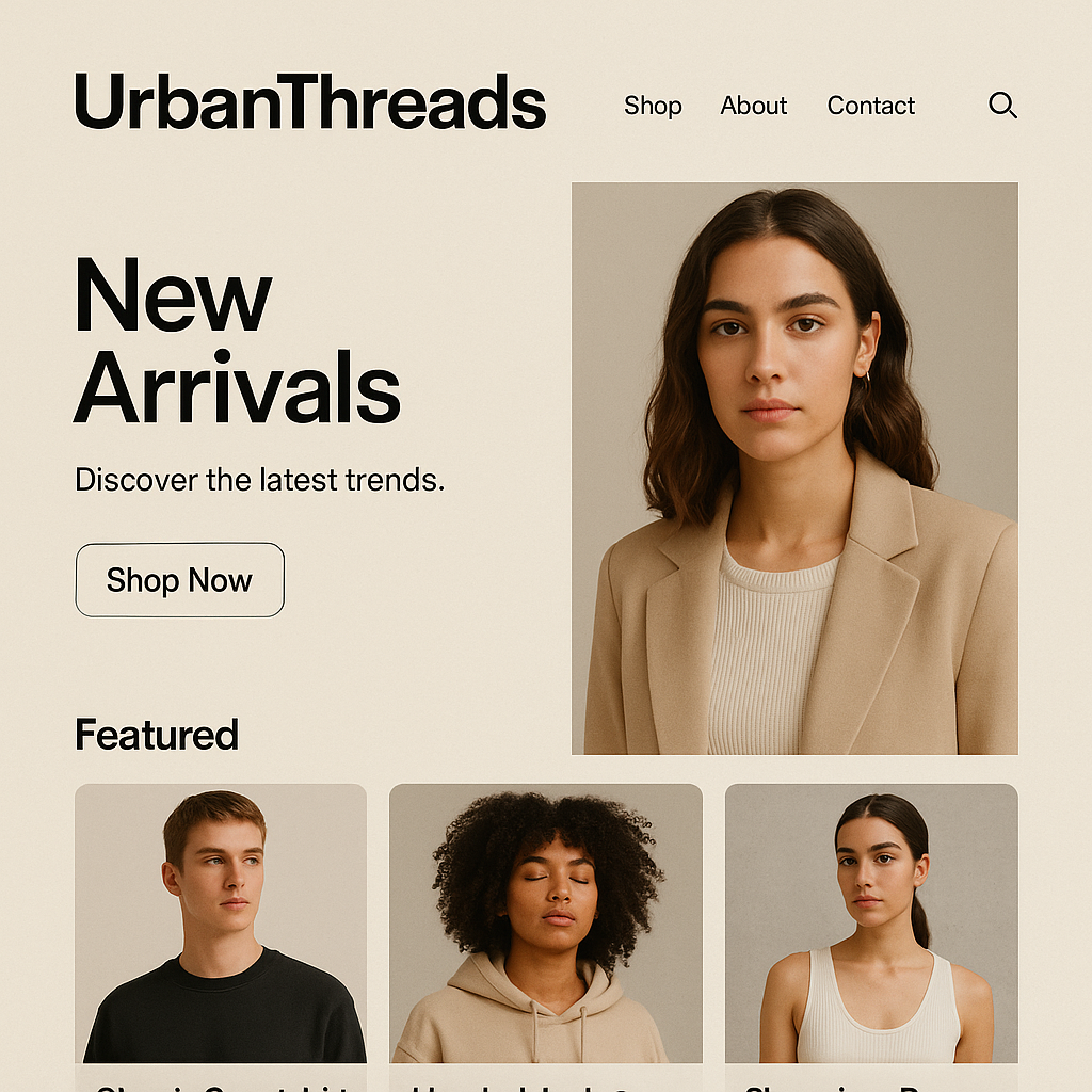UrbanThreads — Fashion E-commerce Brand