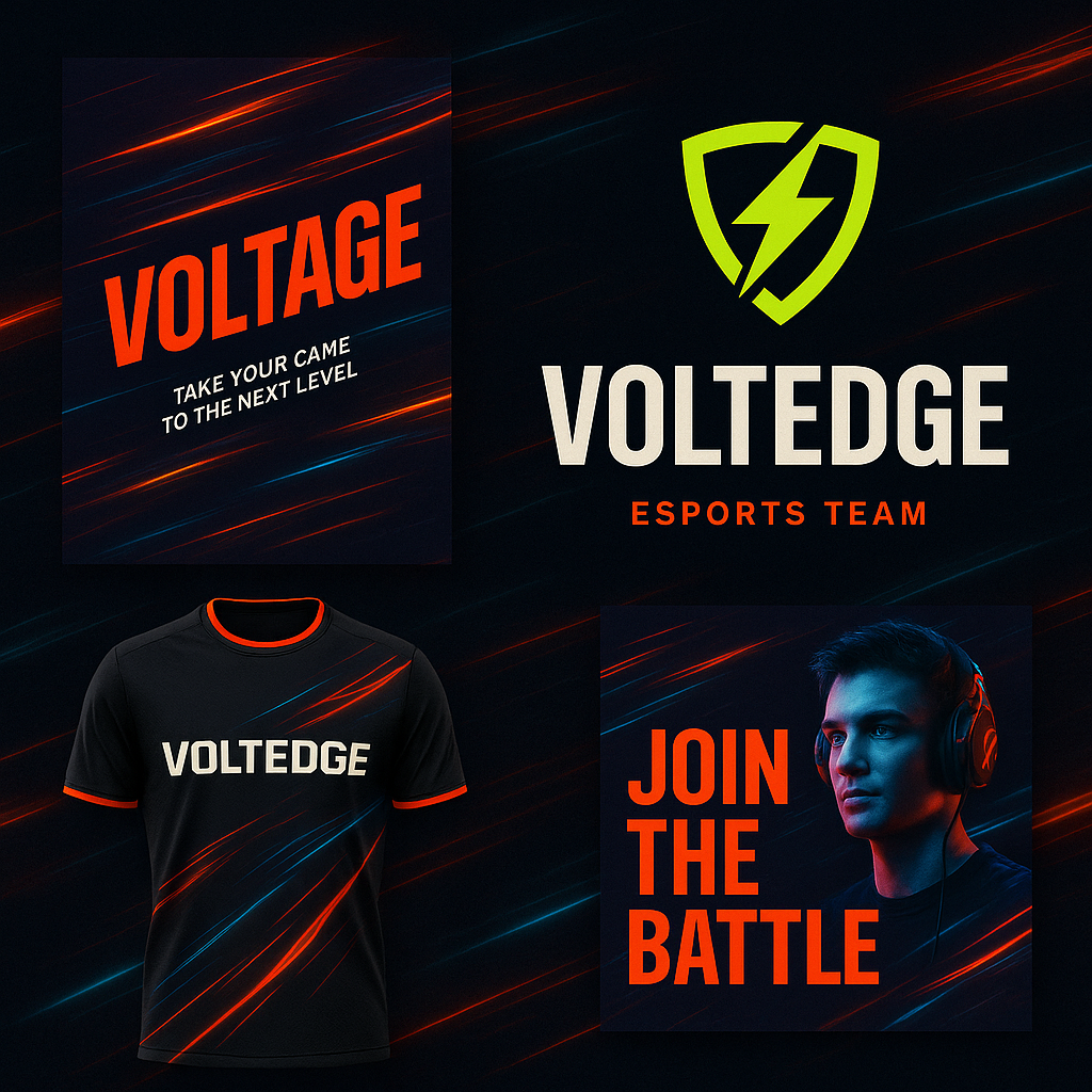 VoltEdge — Gaming / Esports Identity
