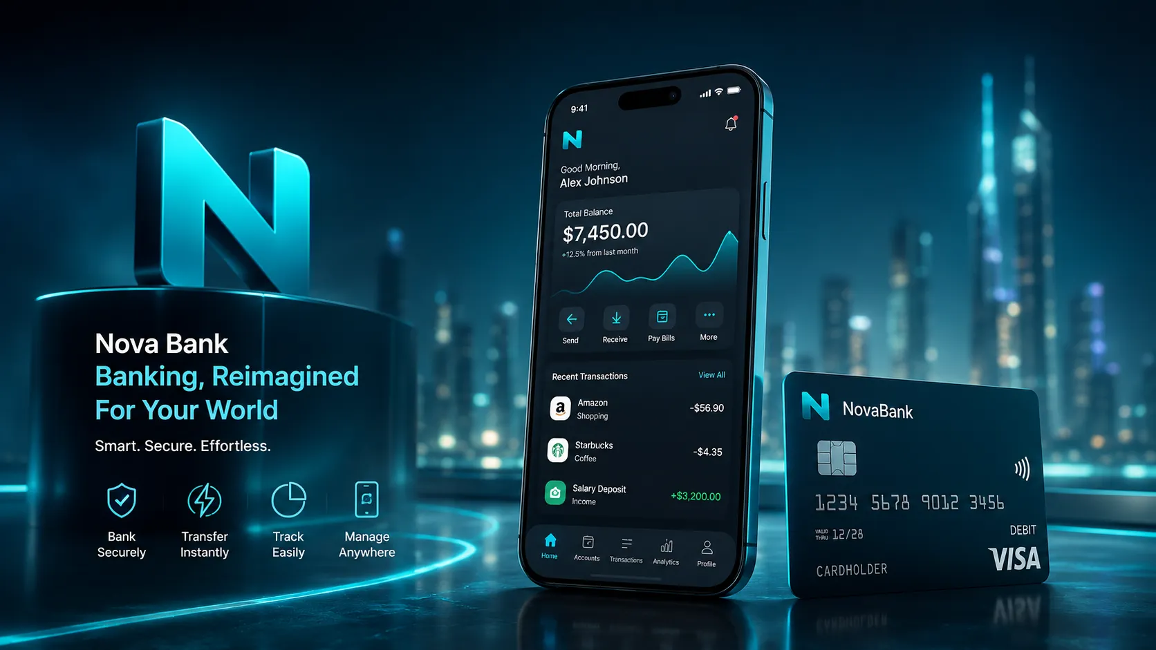 Nova Bank — Digital Banking Platform