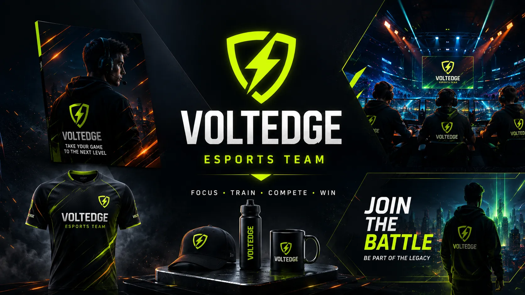 VoltEdge — Gaming / Esports Identity
